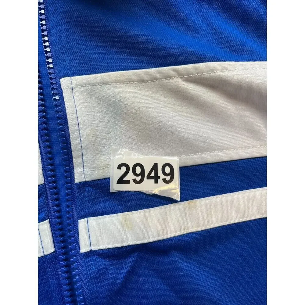 Starter Track Warm Up Jacket Full Zip Blue White XL‎